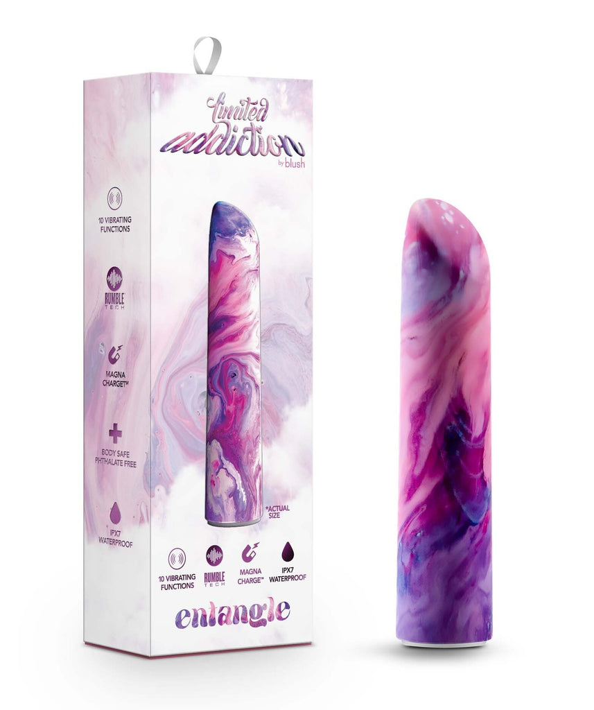 Limited Addiction By Blush® | Entangle Power Vibe Lilac Vibrator with Powerful RumboTech™ Technology