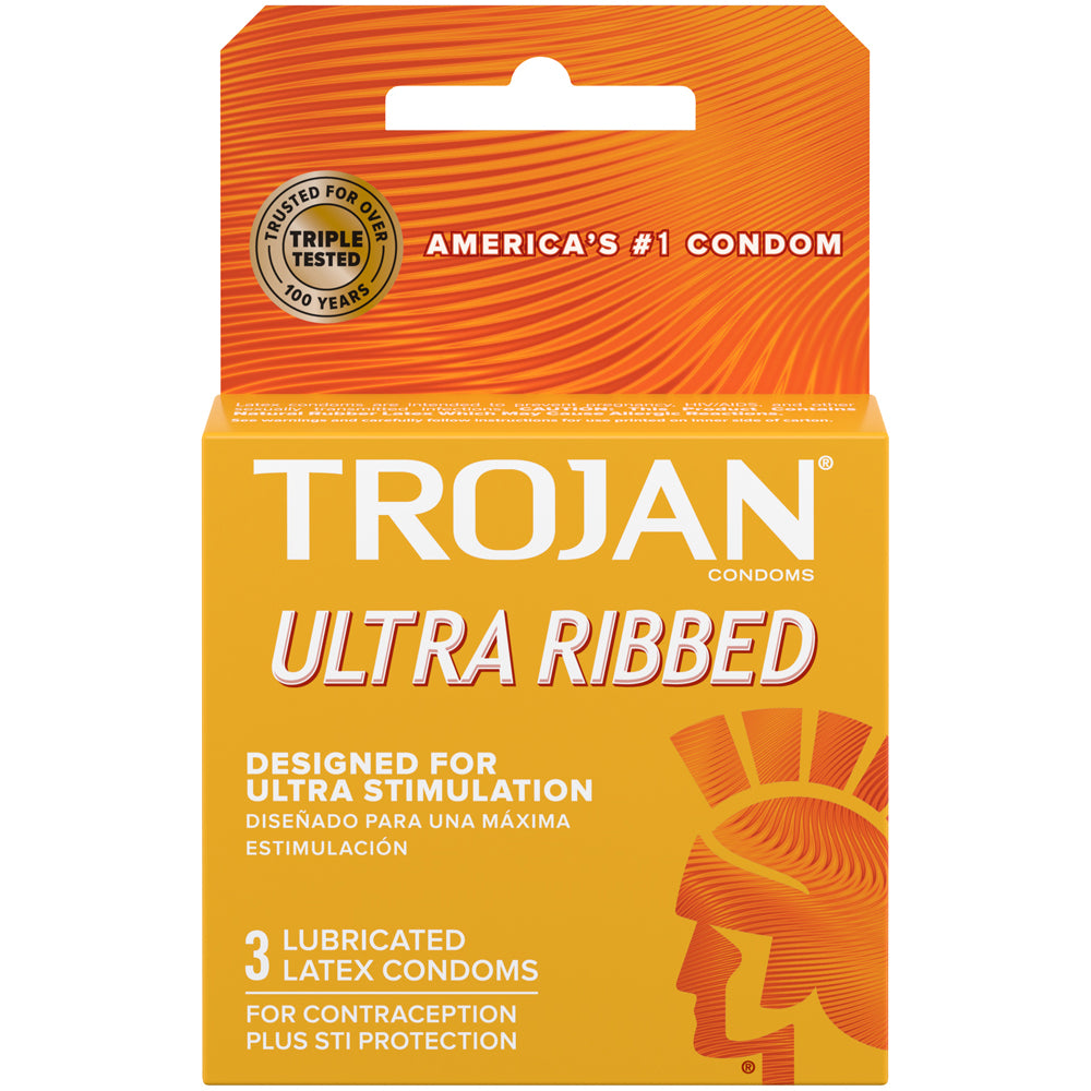 Trojan™ Ultra Ribbed Condoms