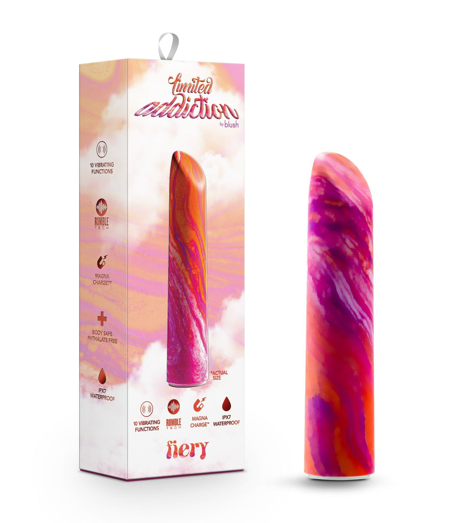 Limited Addiction By Blush® | Fiery Power Vibe Coral Vibrator with Powerful RumboTech™ Technology