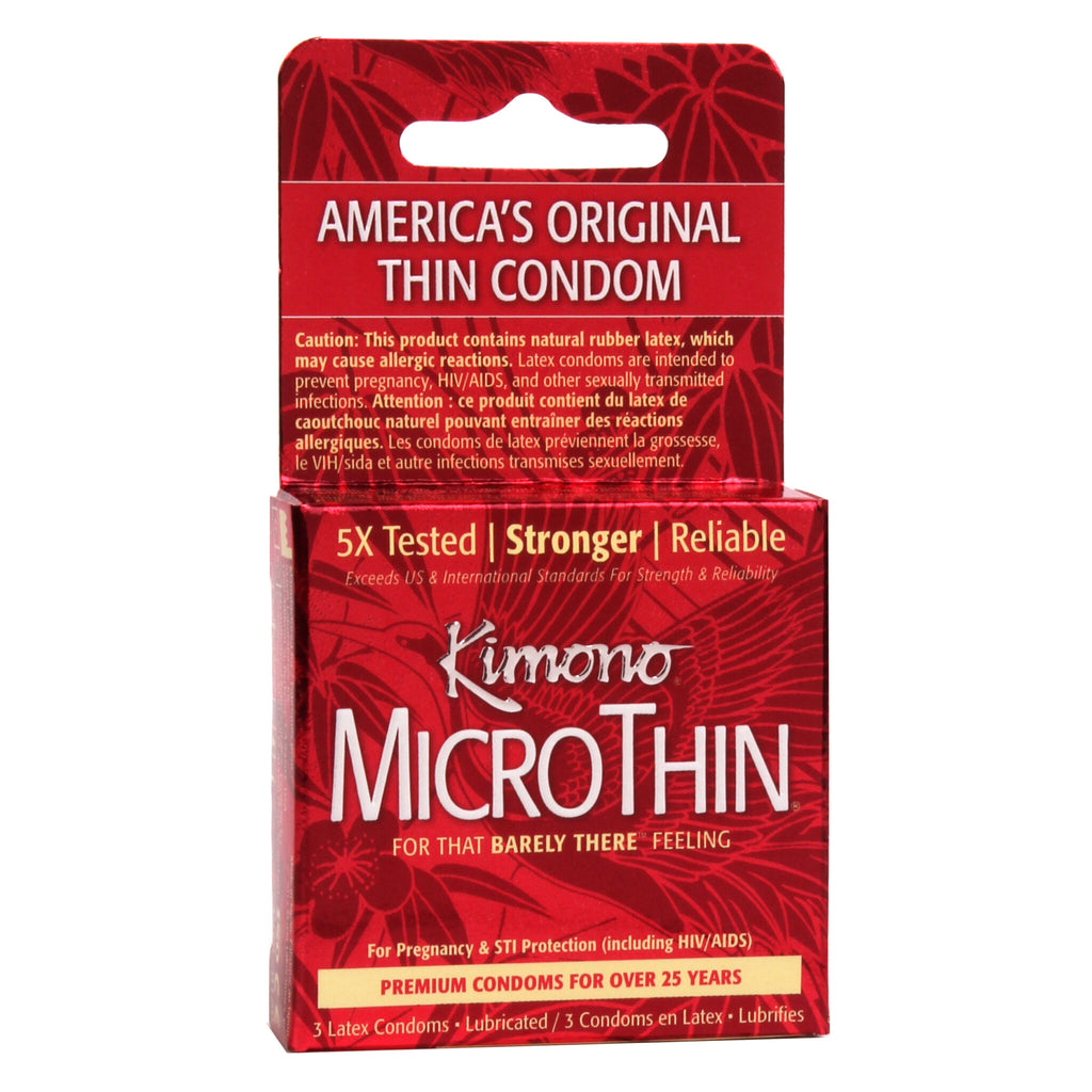 Kimono Microthin 3 Count Condoms