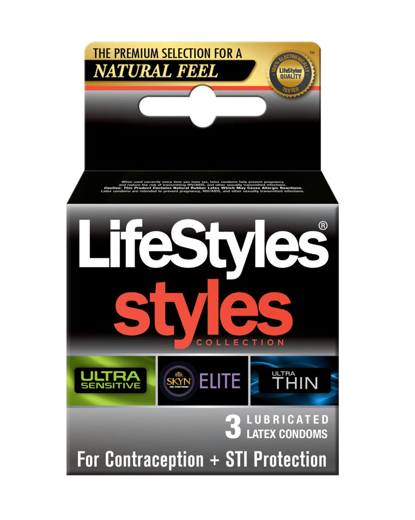 LifeStyles Styles 3 Count Condoms