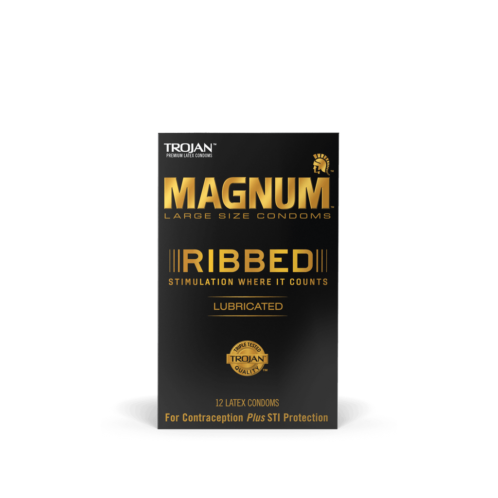 Magnum™ Ribbed Condoms